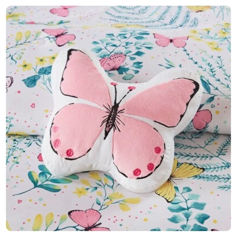 ⭐️Gracie Mills Ysolde Butterfly Dreams 4-Piece Comforter Set for Kids- Size Full